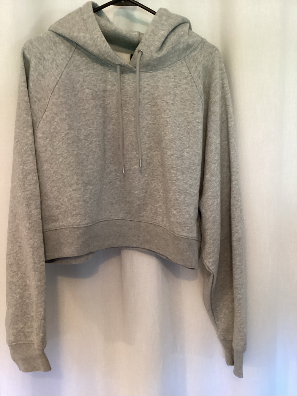 Gap Cropped Light Gray Hooded sweatshirt